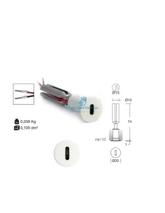 Linea light 92409w05 petit-2r 2 rond 1led 2w blanc